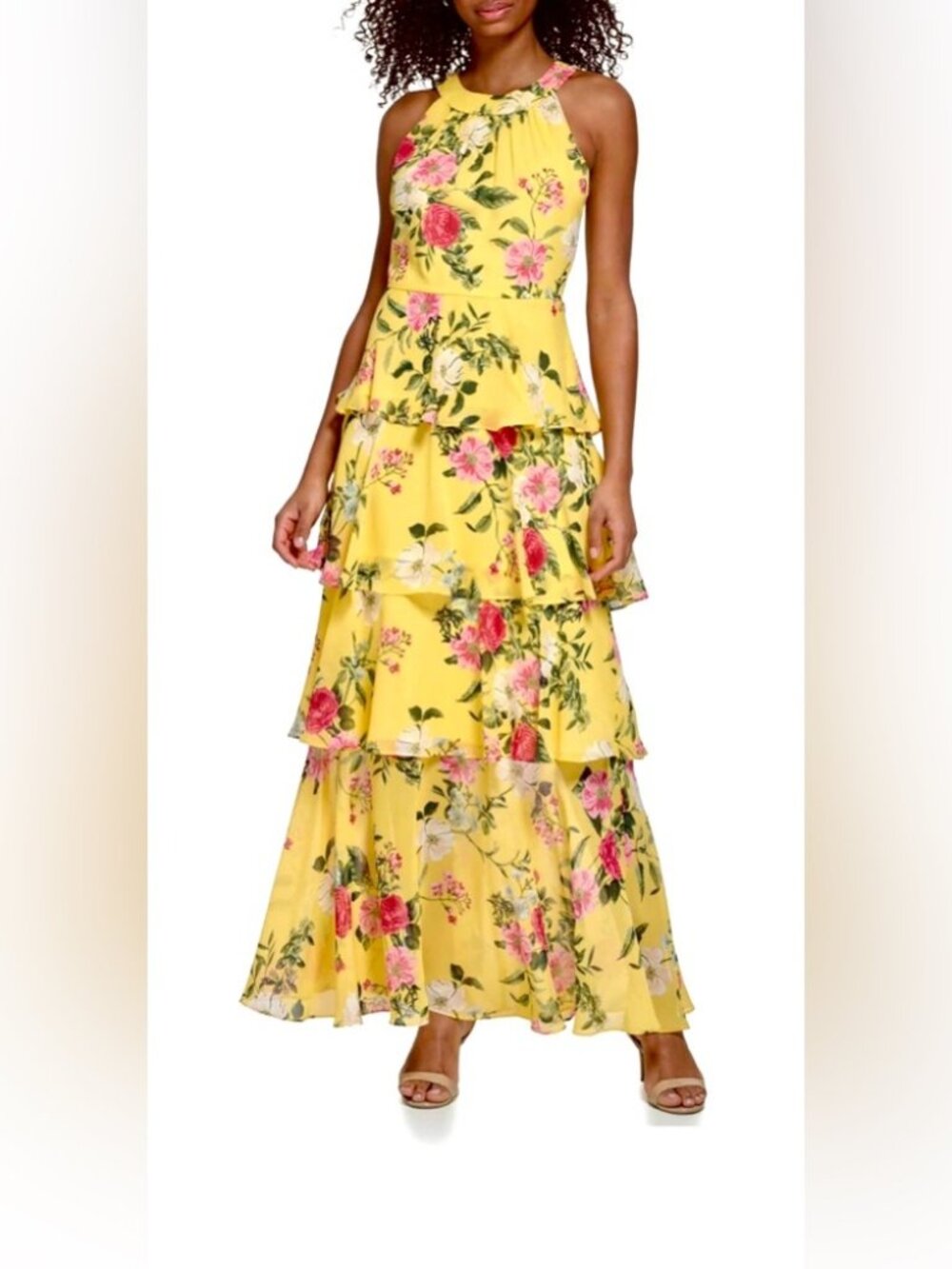 Jessica Howard Women's Style Maxi Sleeveless Chiffon Size 16 New with Tags!